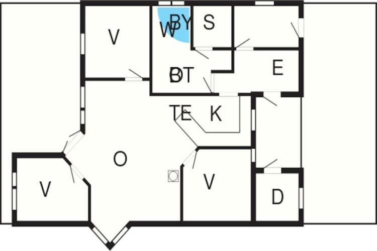6 Person Holiday Home In Ansager Bagian luar foto