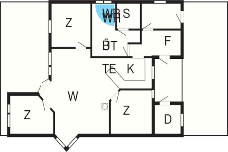 6 Person Holiday Home In Ansager Bagian luar foto